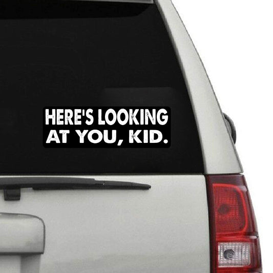6Pcs(5IN) Here's Looking at You, Kid. Bumper Sticker